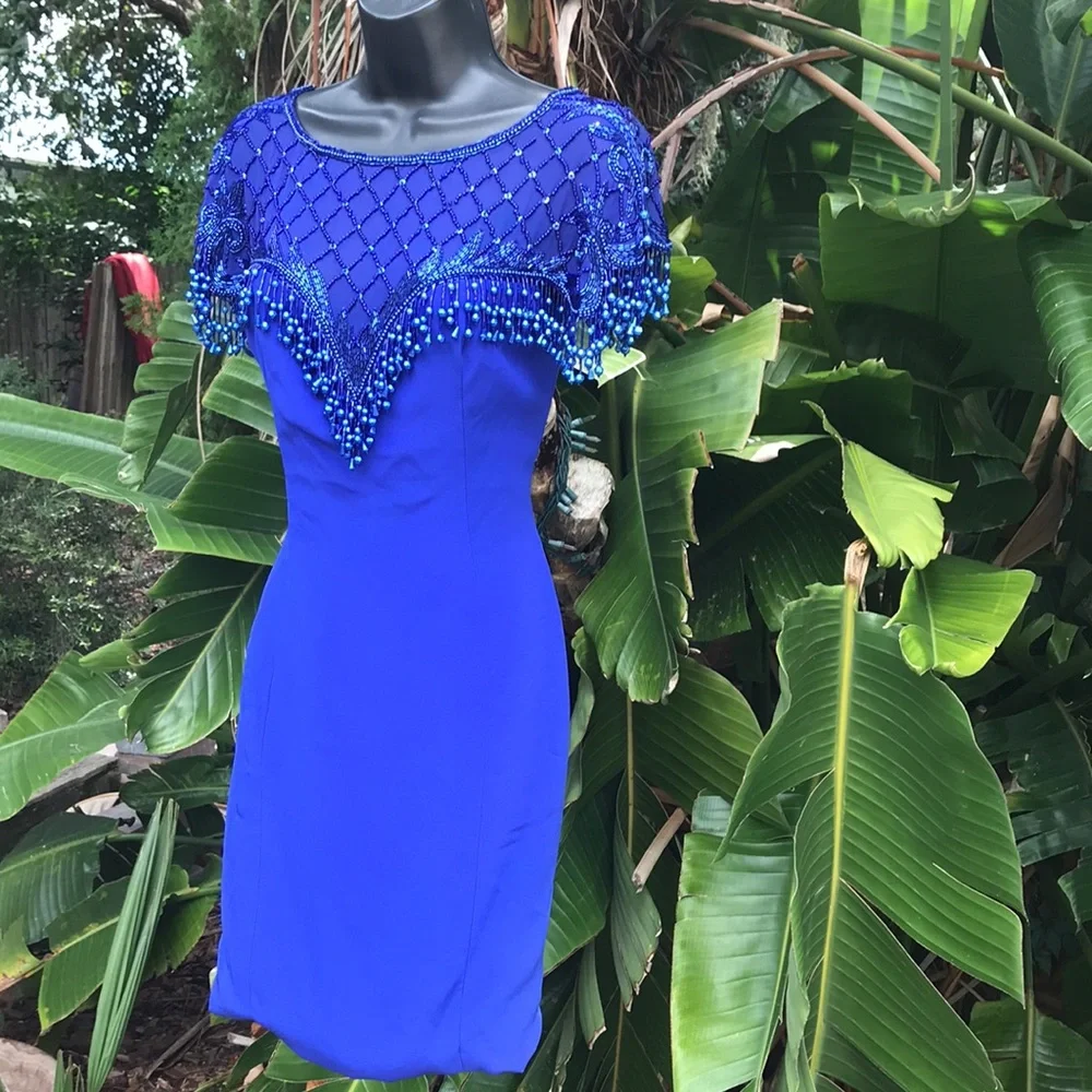 Oleg Cassini this beaded